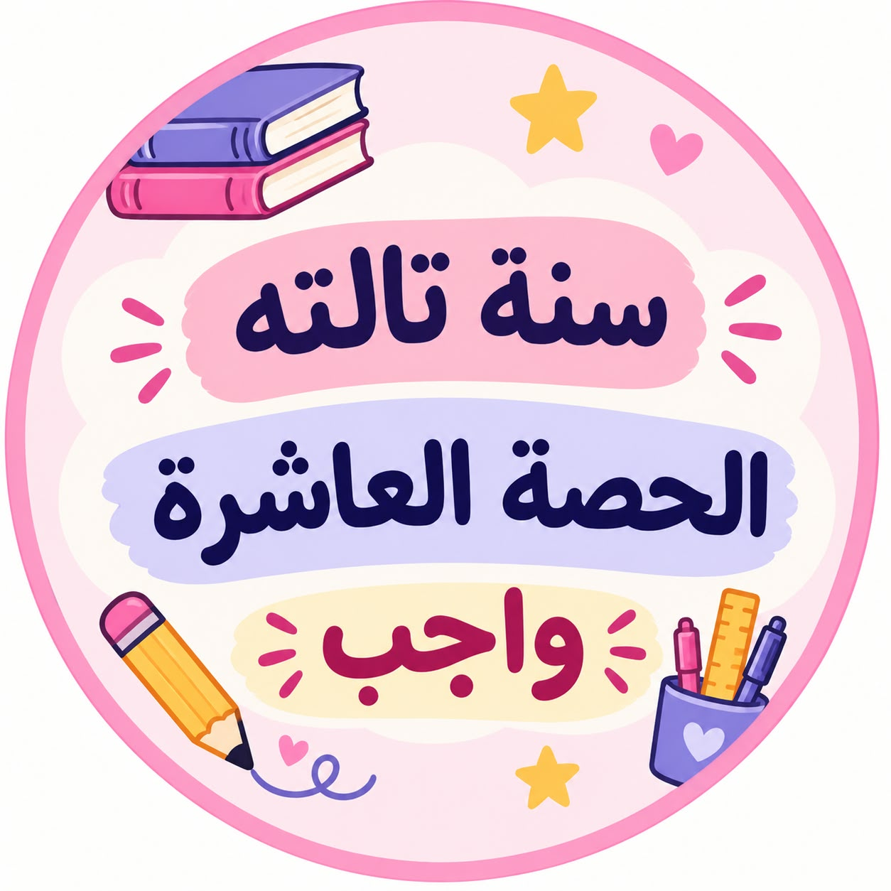 الحصة العاشرة واجب