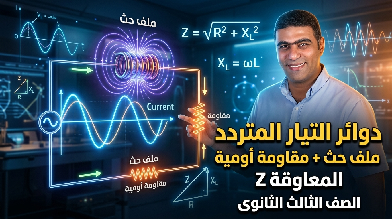 دائرة تيار متردد (ملف حث و مقاومة أومية)