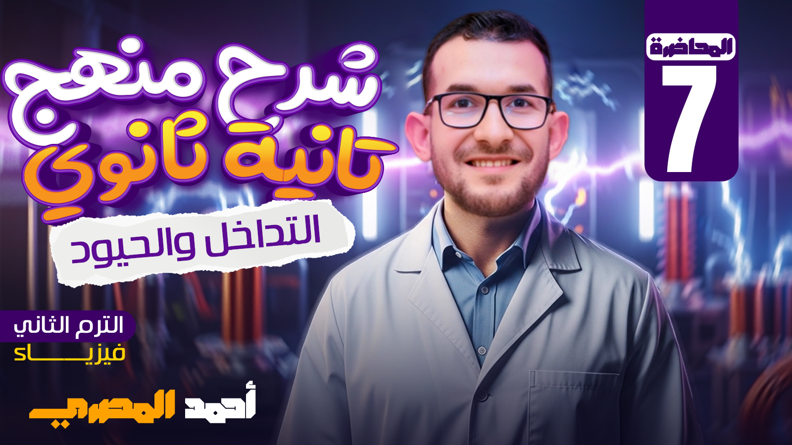 المحاضرة السابعة ( التداخل والحيود)