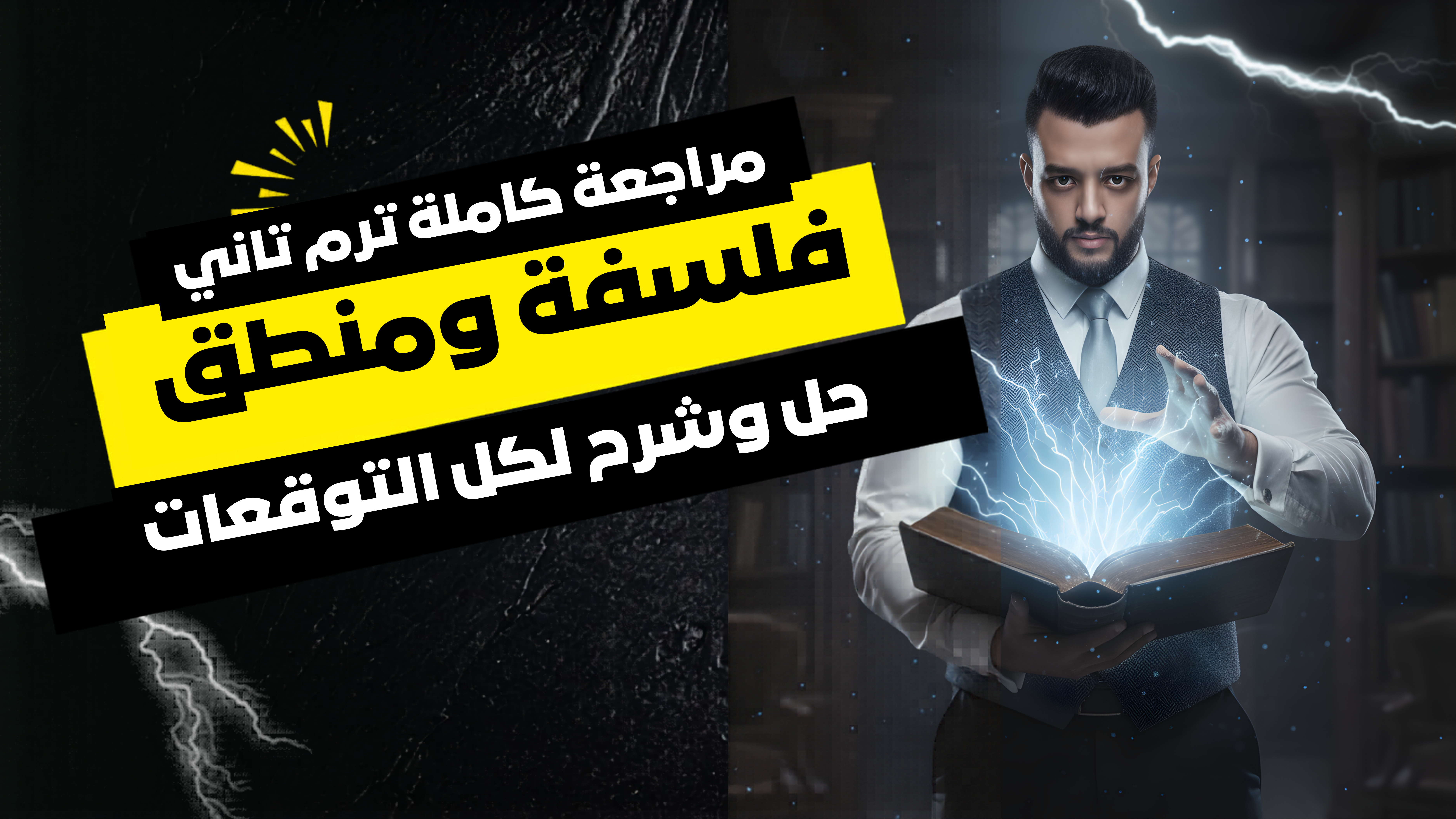 مراجعة حل اسئلة المستويات العليا لكل اجزاء المنهج كامل مع شرح وجيز لكل التوقعات (فلسفة ومنطق)