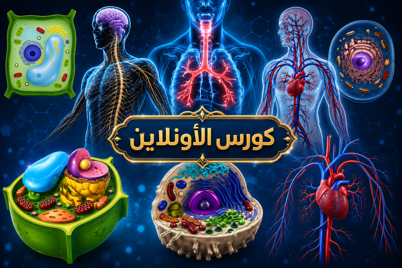 كورس الأونلاين ( أول اربع حصص + حل الواجب +حل الامتحان + فيديوا اهم ملاحظات الحصص ) 2027